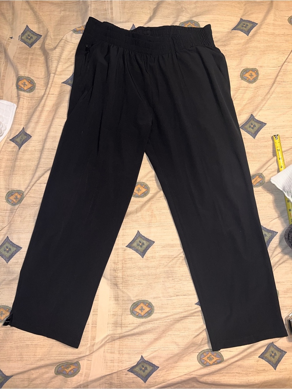 Rabbit Black Feelin' Fine Straight Leg Active Pants size Large